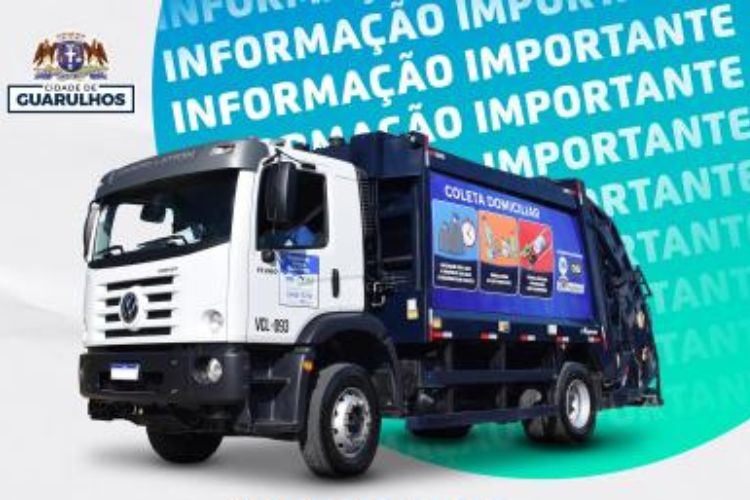 Coleta de lixo será suspensa em Guarulhos nos feriados de Natal e Ano Novo