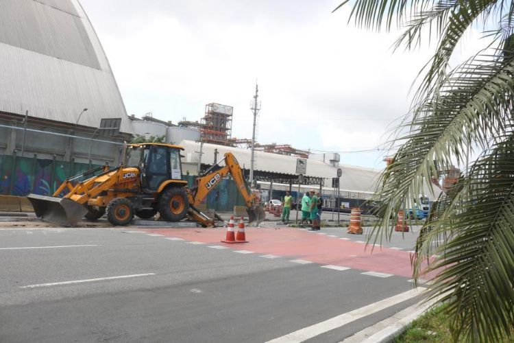 Abertura de acesso viário na área portuária criará novo binário para o trânsito em Santos