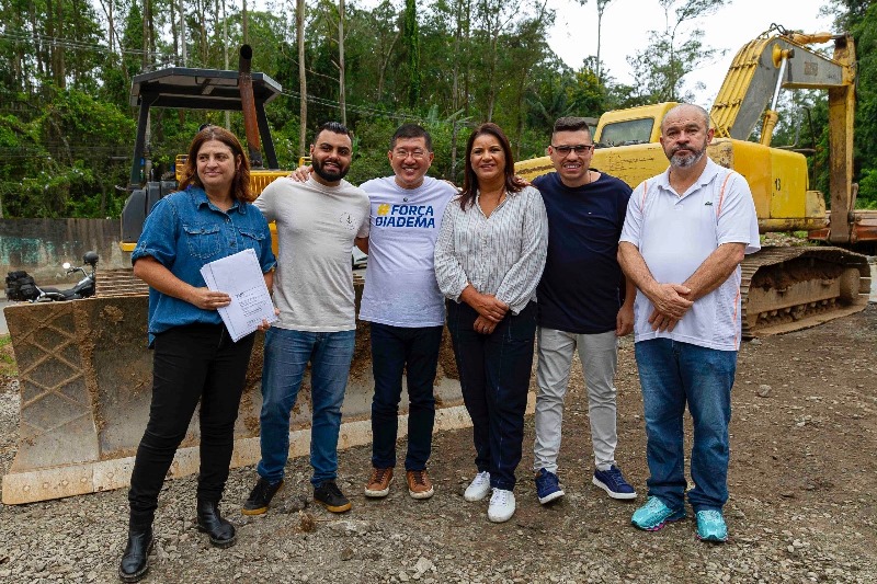 Diadema retoma canalização do Córrego Olaria
