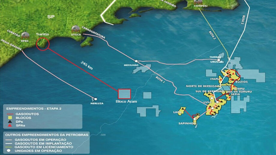 Petrobrás encontra indícios de petróleo em frente à cidade de Santos